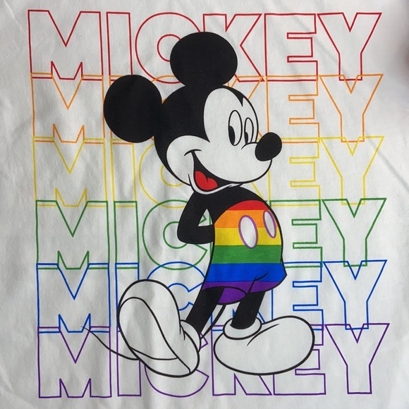 Disney MICKEY MOUSE PRIDE Collection T-shirt LARGE - Picture 4 of 5